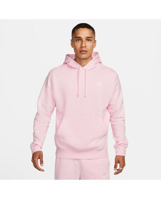 Sweatshirt de homem Sportswear Club Fleece Nike Rosa-1