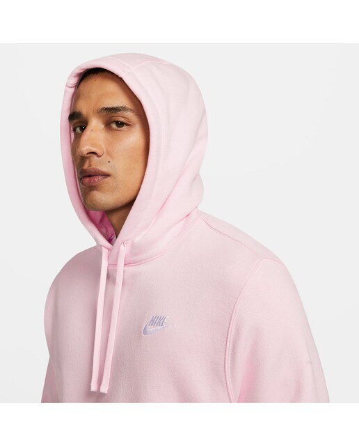 Sweatshirt de homem Sportswear Club Fleece Nike Rosa-3