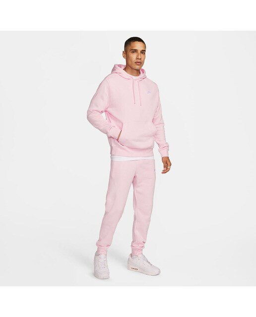 Sweatshirt de homem Sportswear Club Fleece Nike Rosa-5