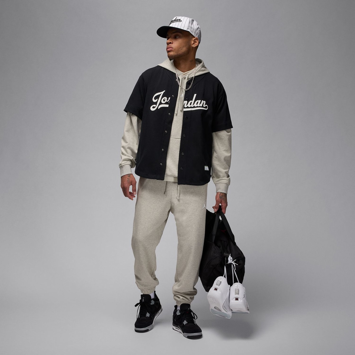 Sweatshirt de Homem Sport Crossover Cinzento-6