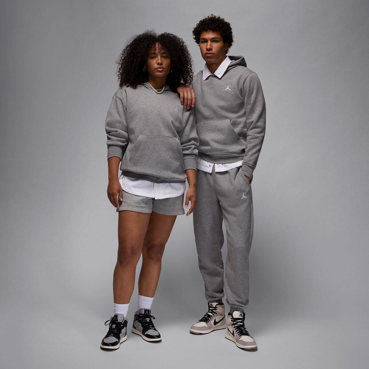 Sweatshirt de Homem Brooklyn Cinzento-6