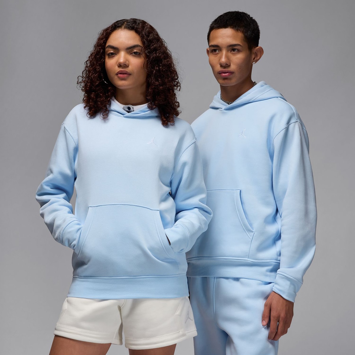 Sweatshirt de Homem Brooklyn Fleece Azul-1