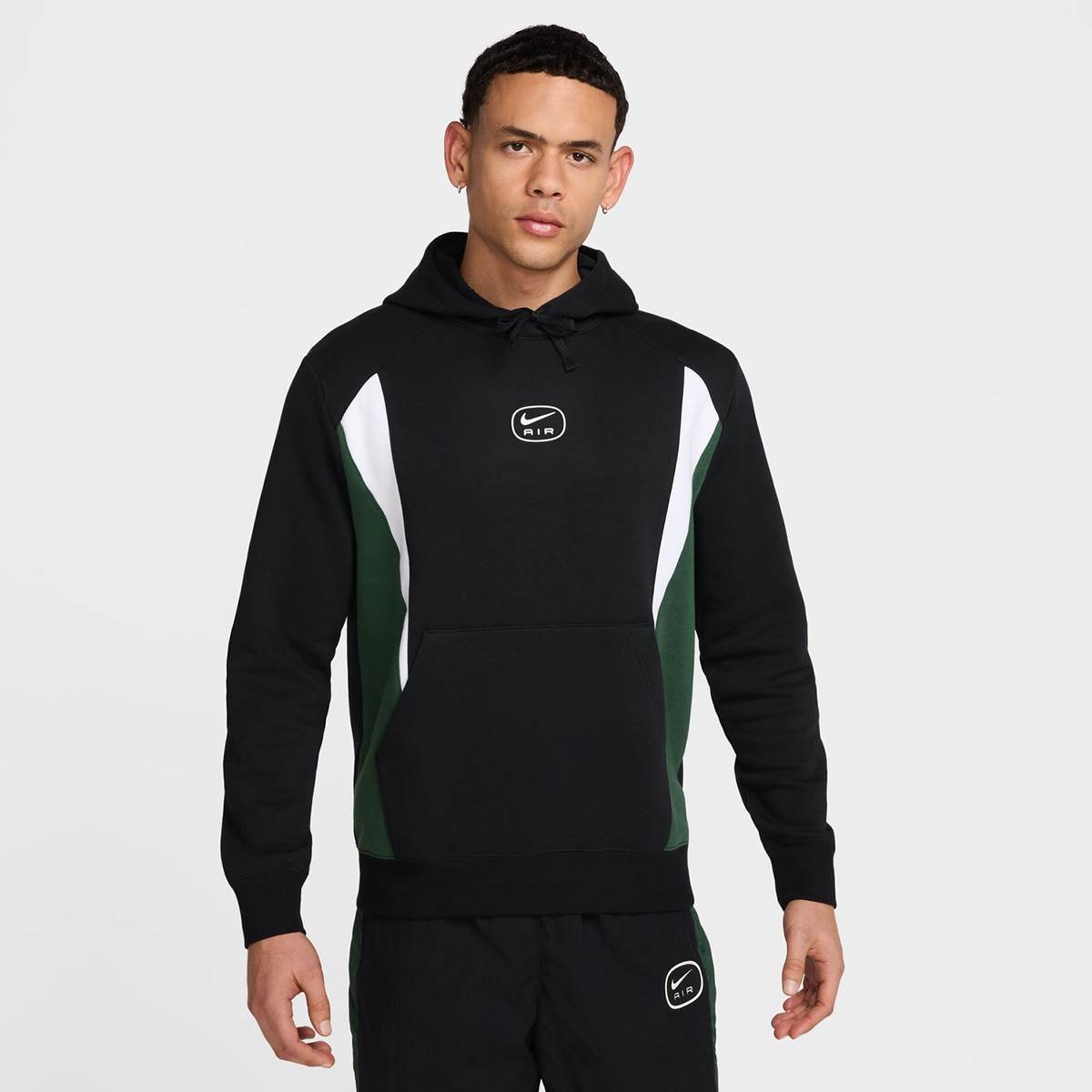Sweatshirt de homem Air Nike Preto-1
