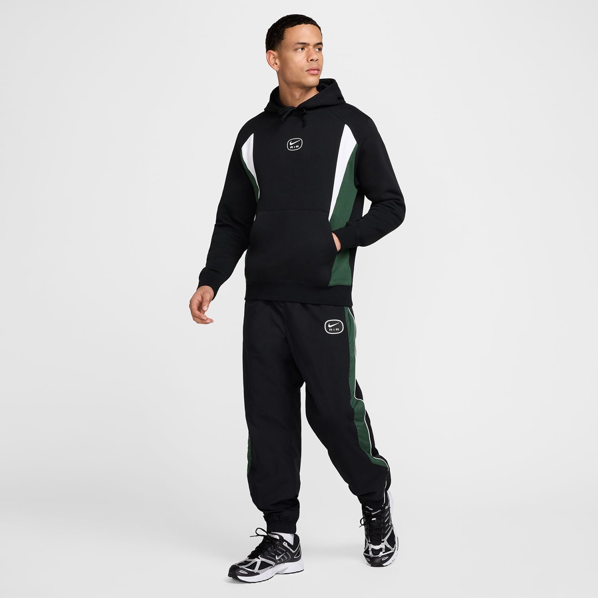 Sweatshirt de homem Air Nike Preto-7