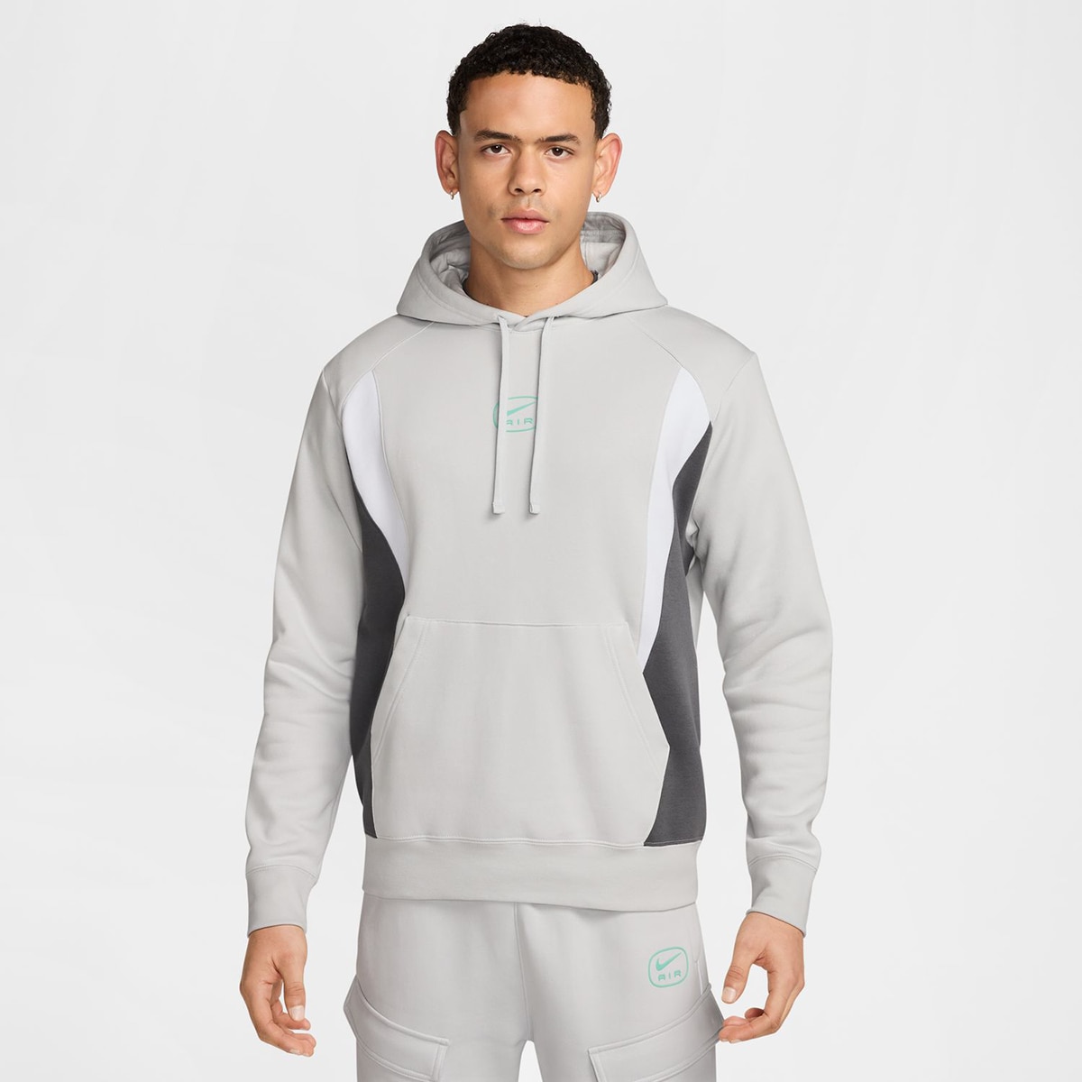 Sweatshirt de homem Air Nike Cinzento-claro-1