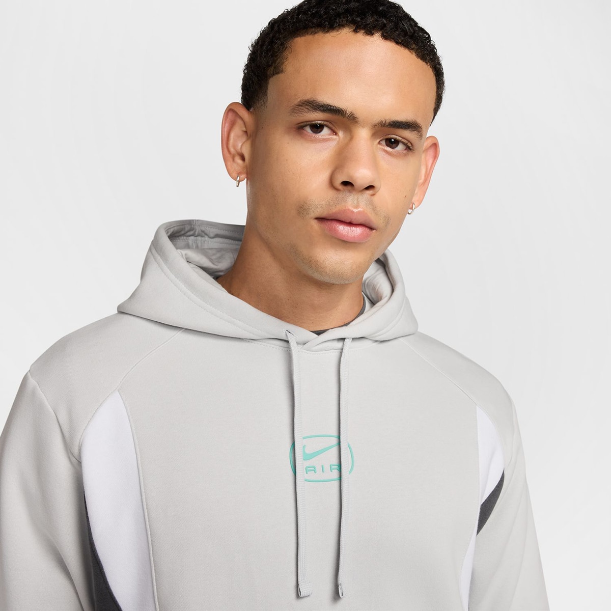 Sweatshirt de homem Air Nike Cinzento-claro-4