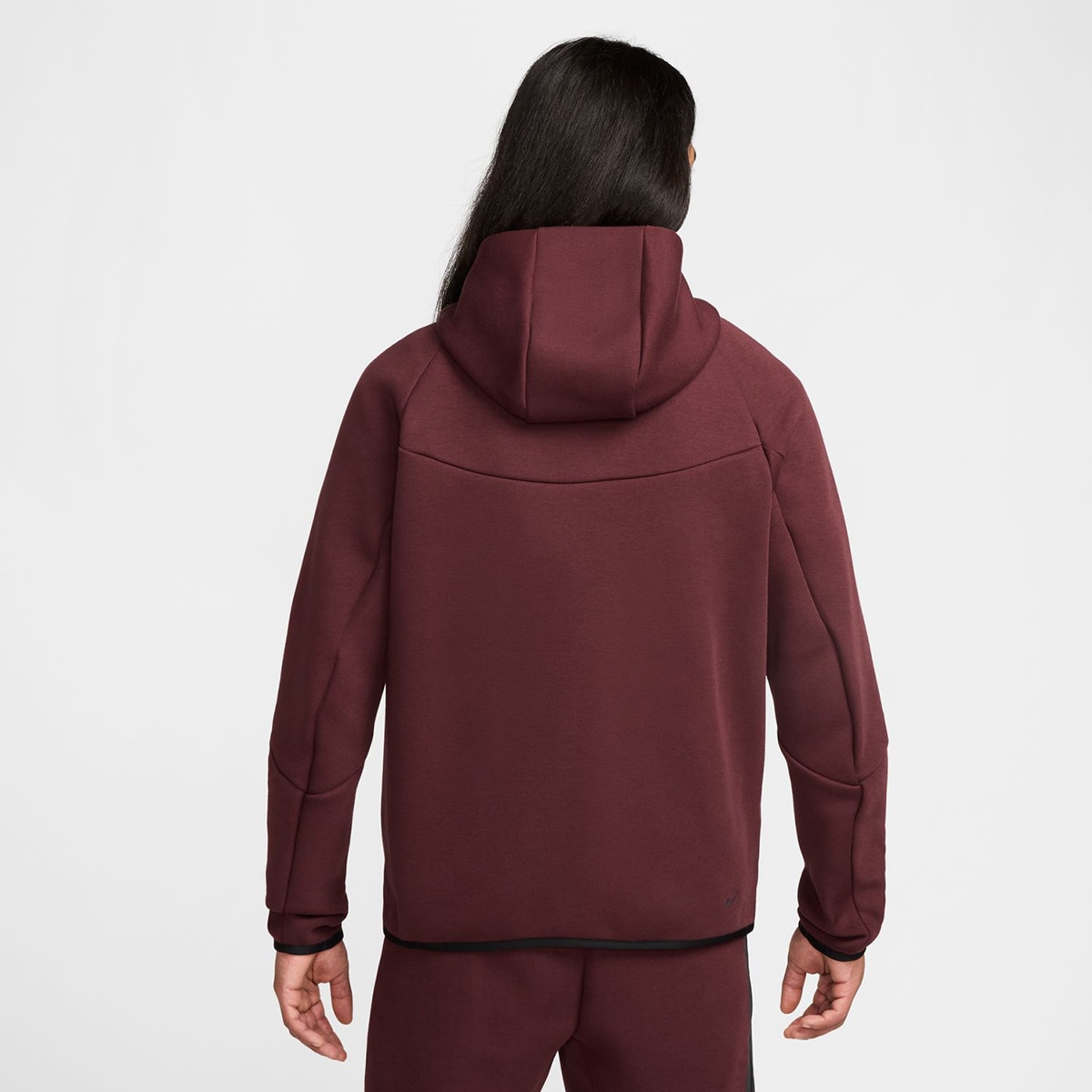 Sweatshirt de Homem Tech Bordeaux-2