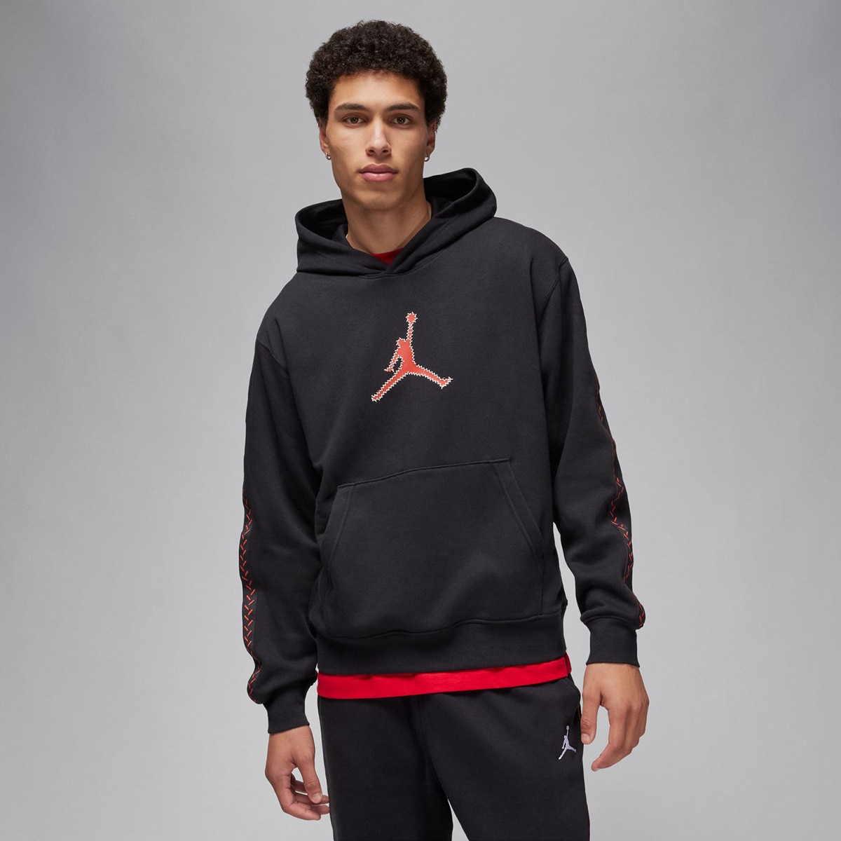 Sweatshirt de Homem FLT MVP Preto-1
