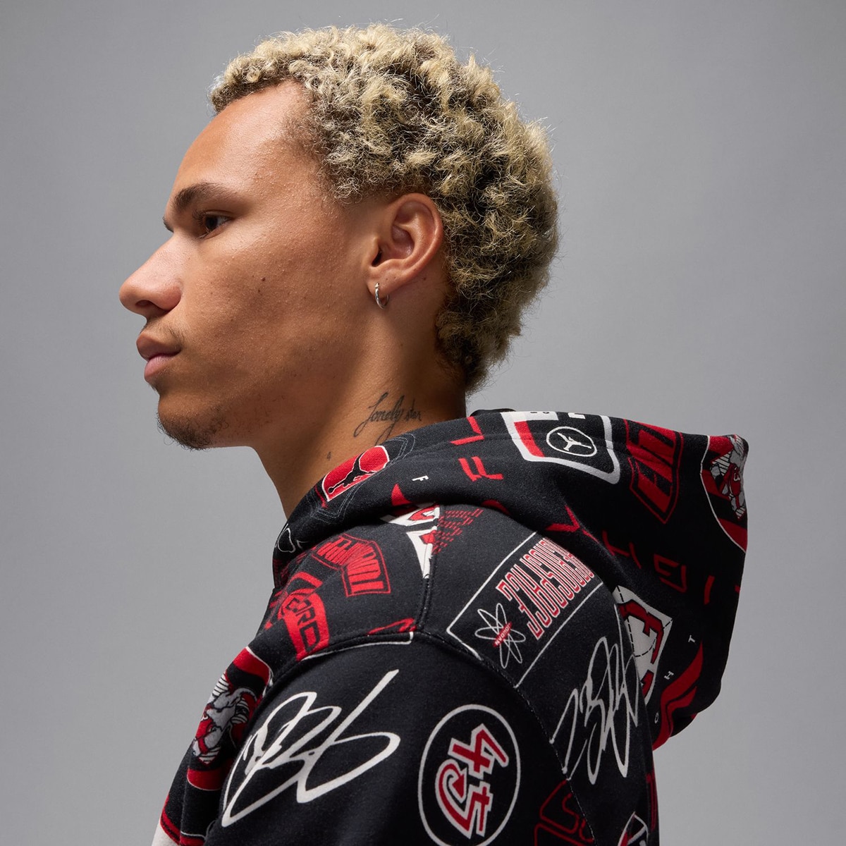 Sweatshirt de Homem Essentials AOP Estampado-3