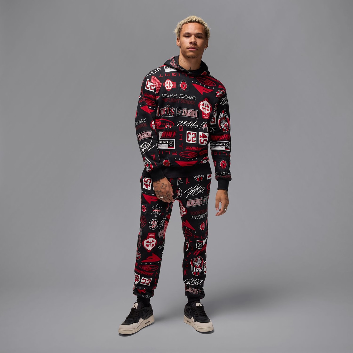 Sweatshirt de Homem Essentials AOP Estampado-6