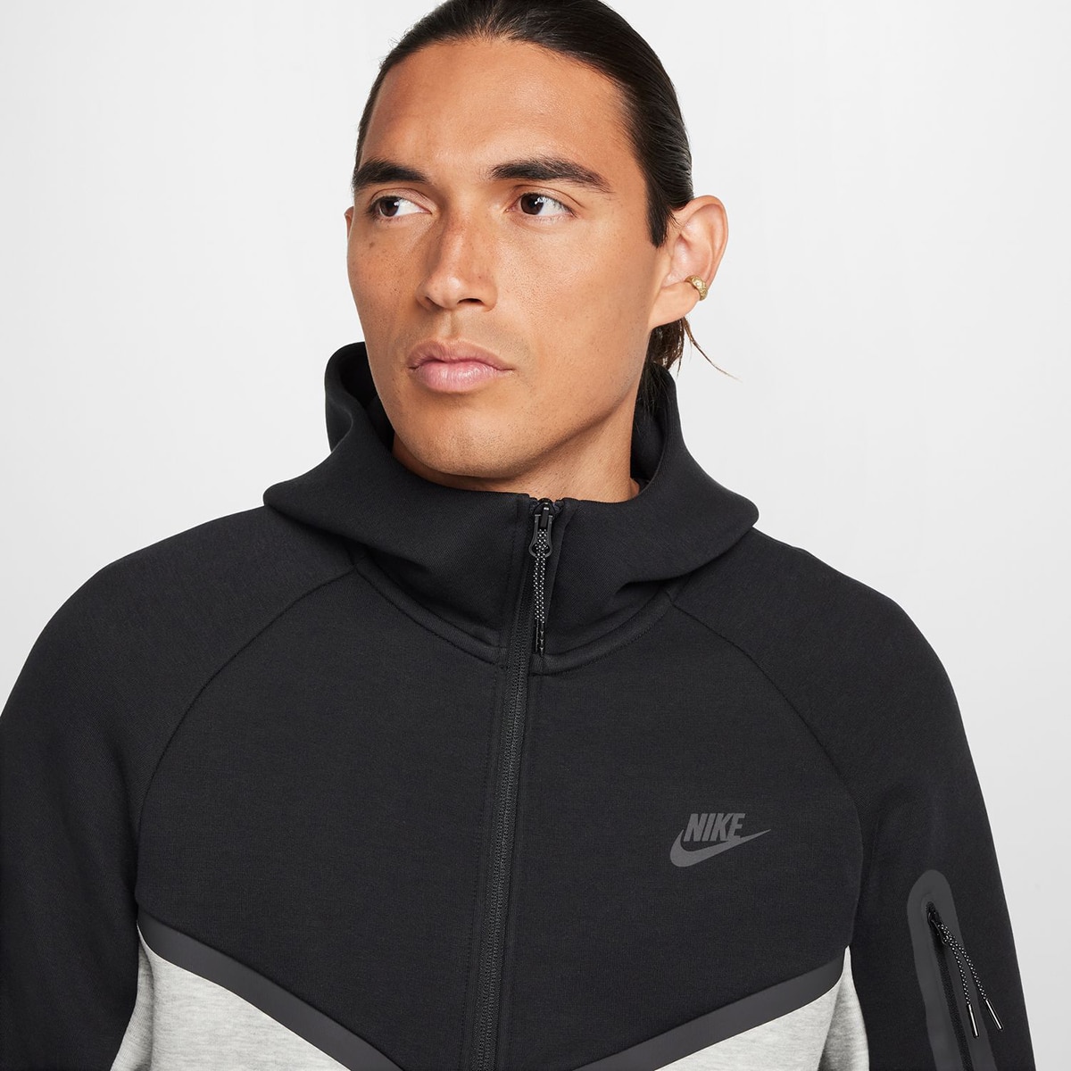 Sweatshirt de Homem Tech Preto-5