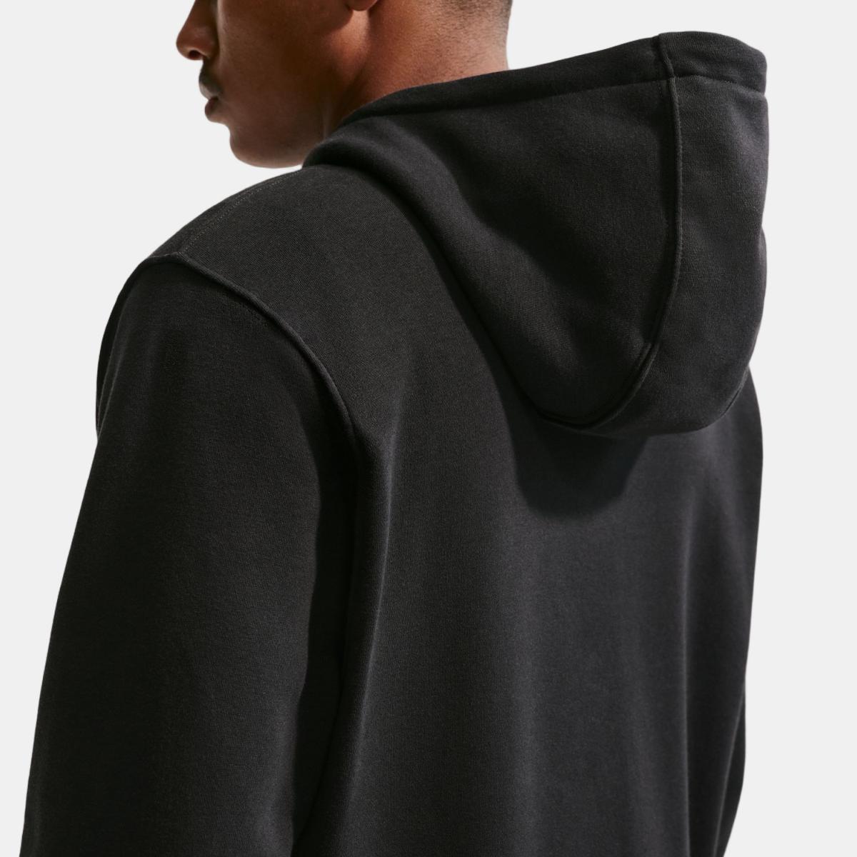 Sweatshirt de Homem M Nk Club Bb Fz Hoodie Preto-4