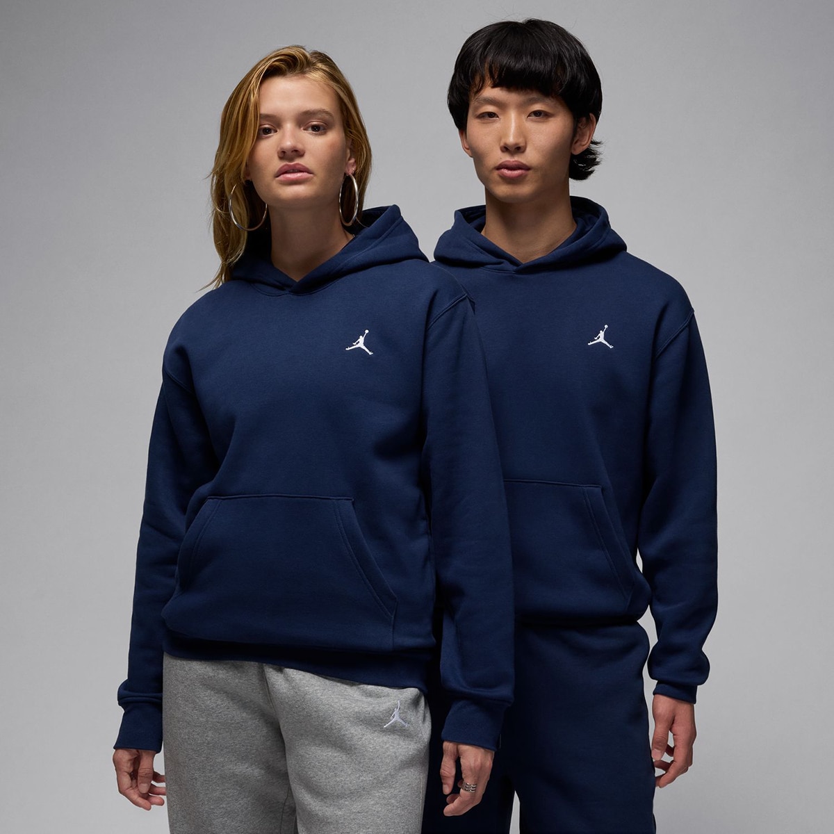 Sweatshirt de Homem Brooklyn Fleece Azul-marinho-1