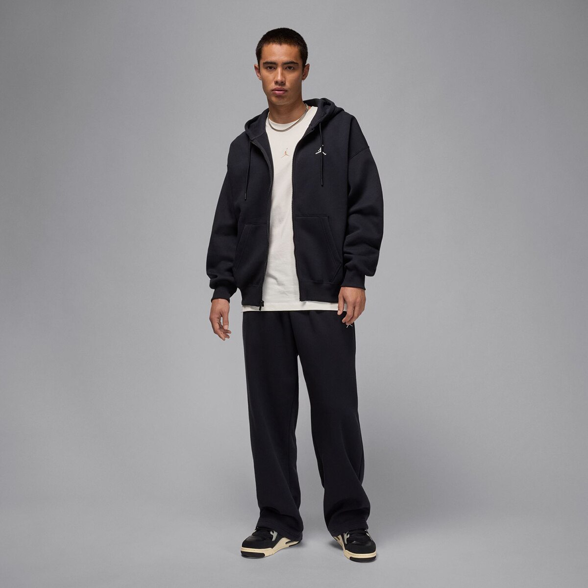 Sweatshirt de Homem Brooklyn Fleece Preto-7