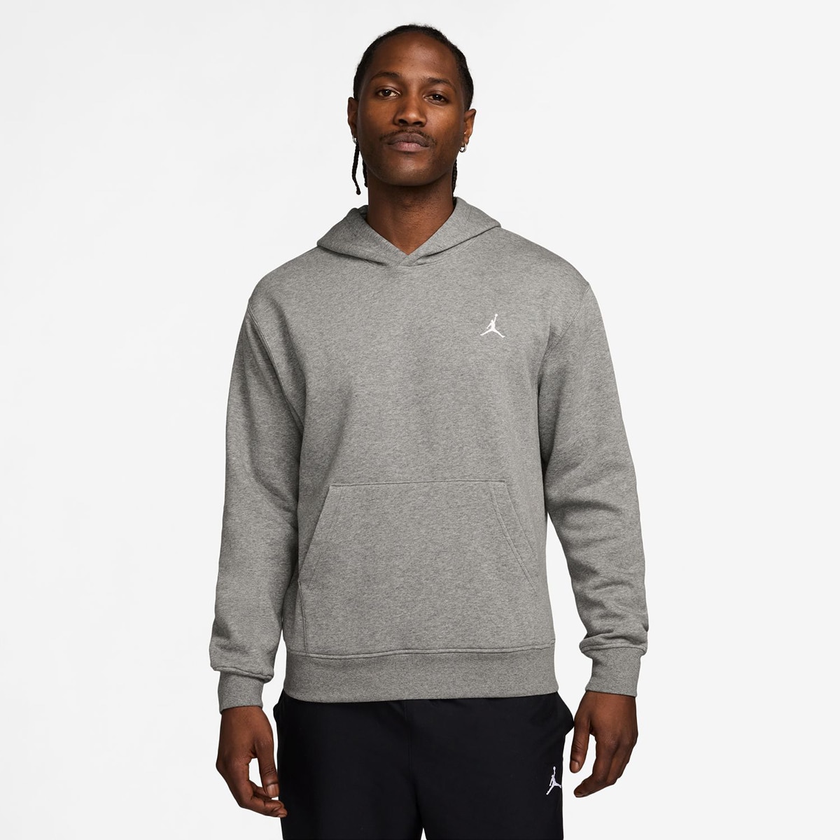 Sweatshirt de Homem Brooklin Fleece Cinzento-1