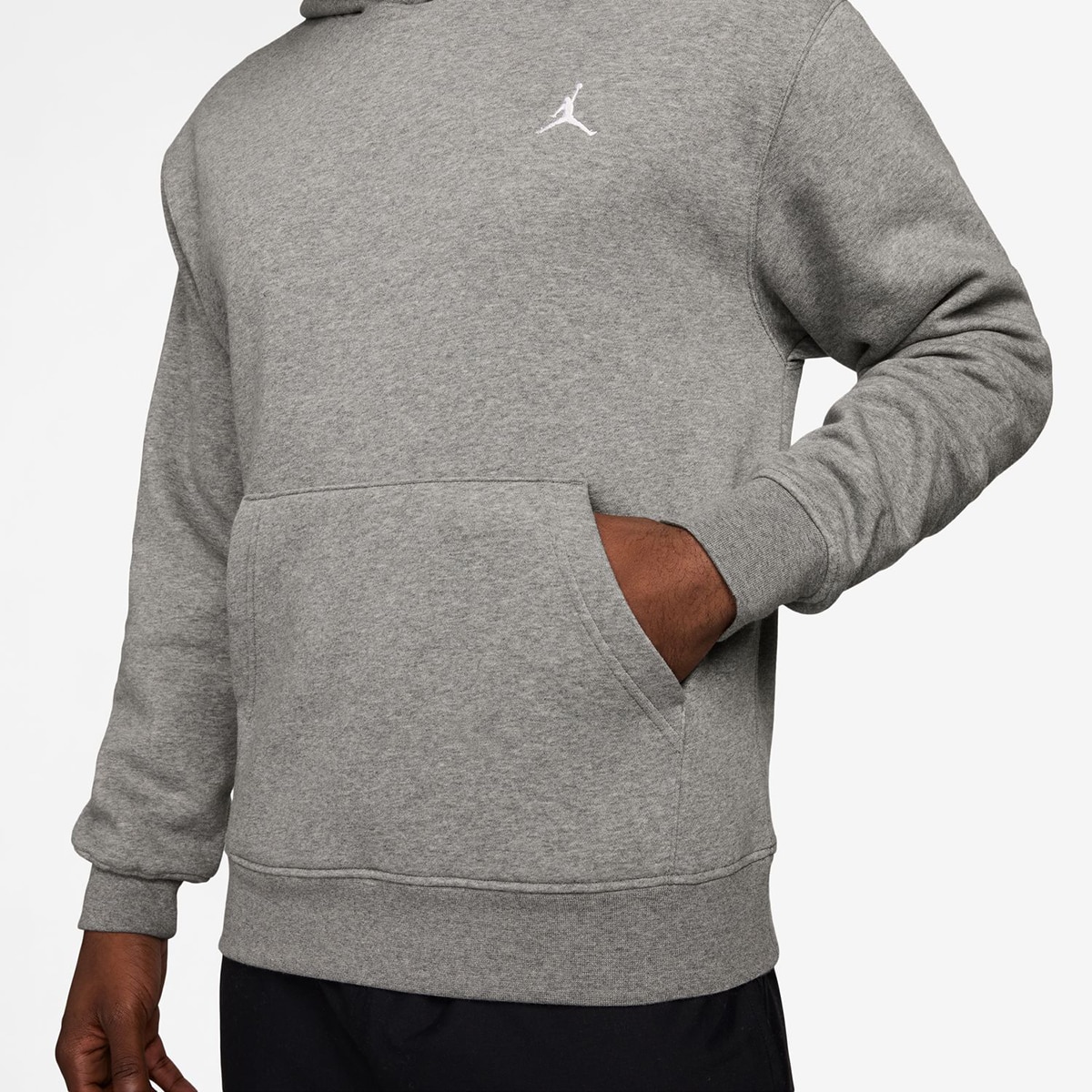 Sweatshirt de Homem Brooklin Fleece Cinzento-3