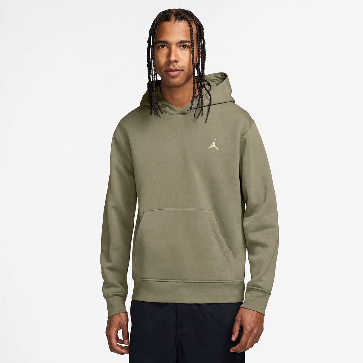 Sweatshirt de Homem Brooklin Fleece Bege-1
