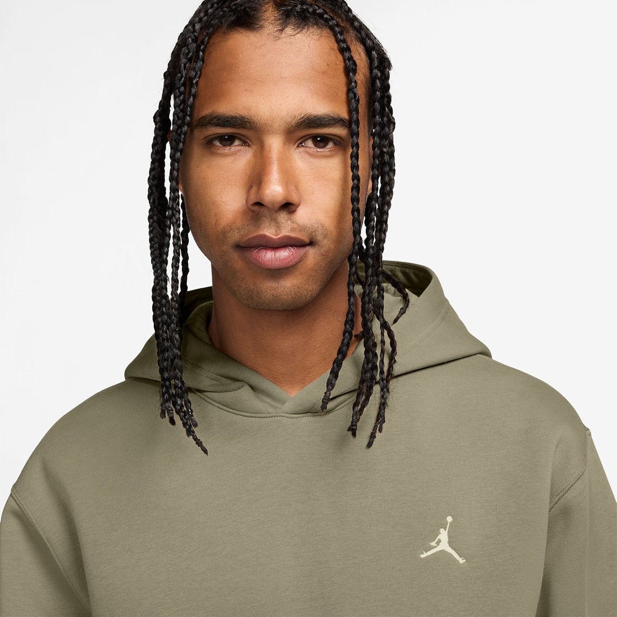 Sweatshirt de Homem Brooklin Fleece Bege-3