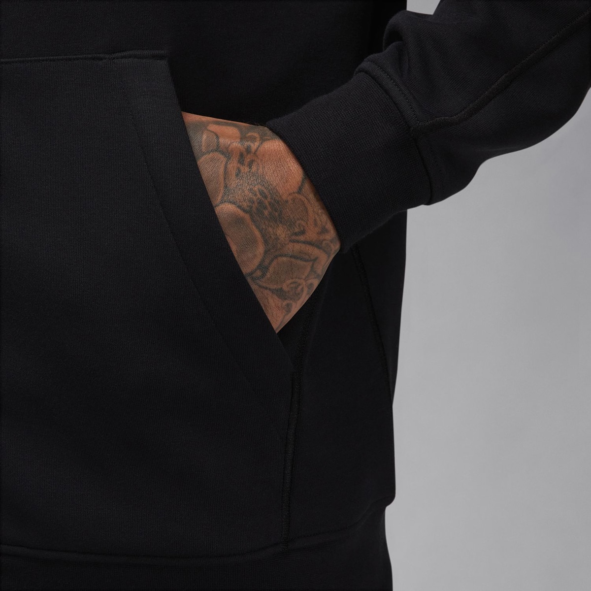 Sweatshirt de Homem Dri-FIT Hoop Fleece Preto-4