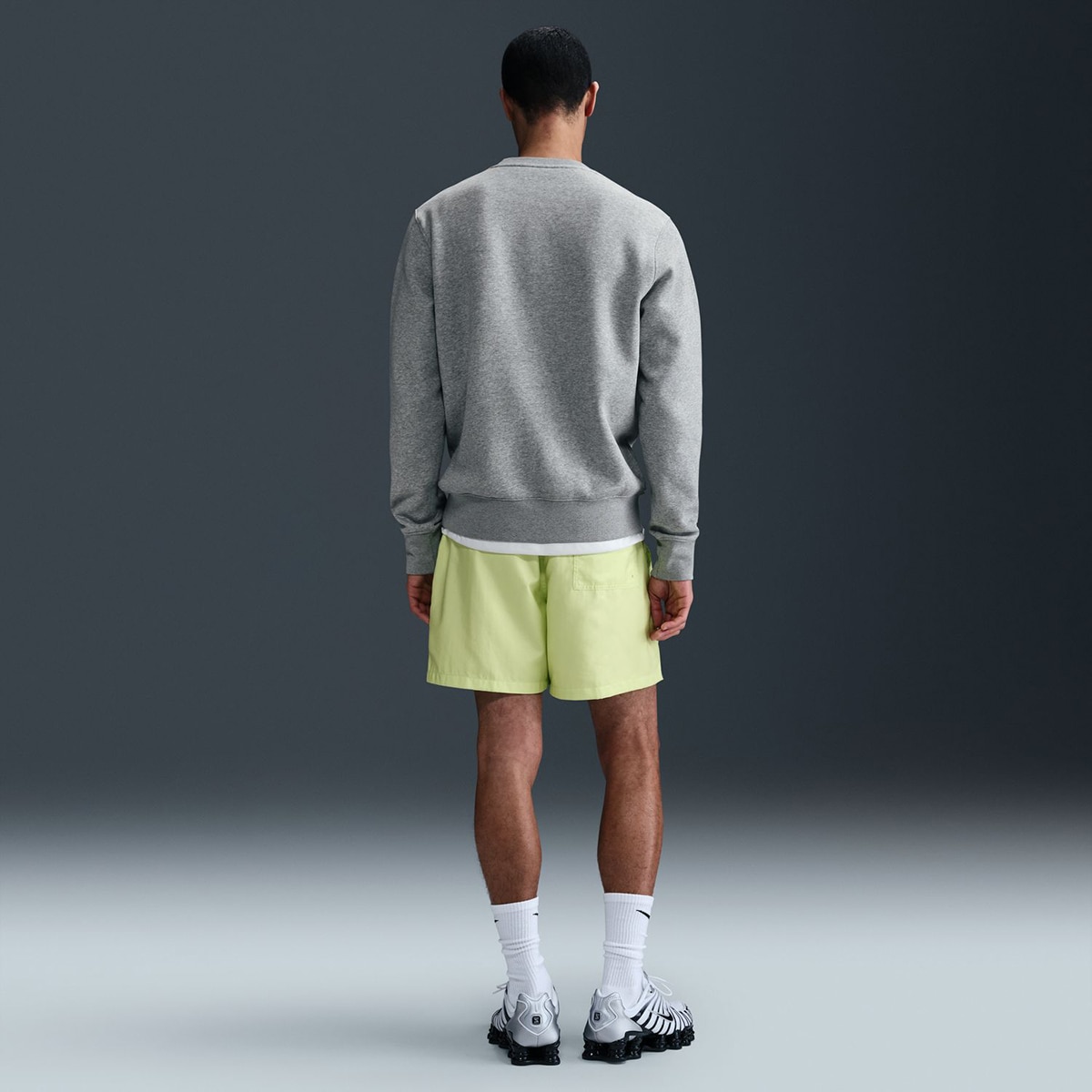 Sweatshirt de Homem Club Bb Crew Cinzento-2