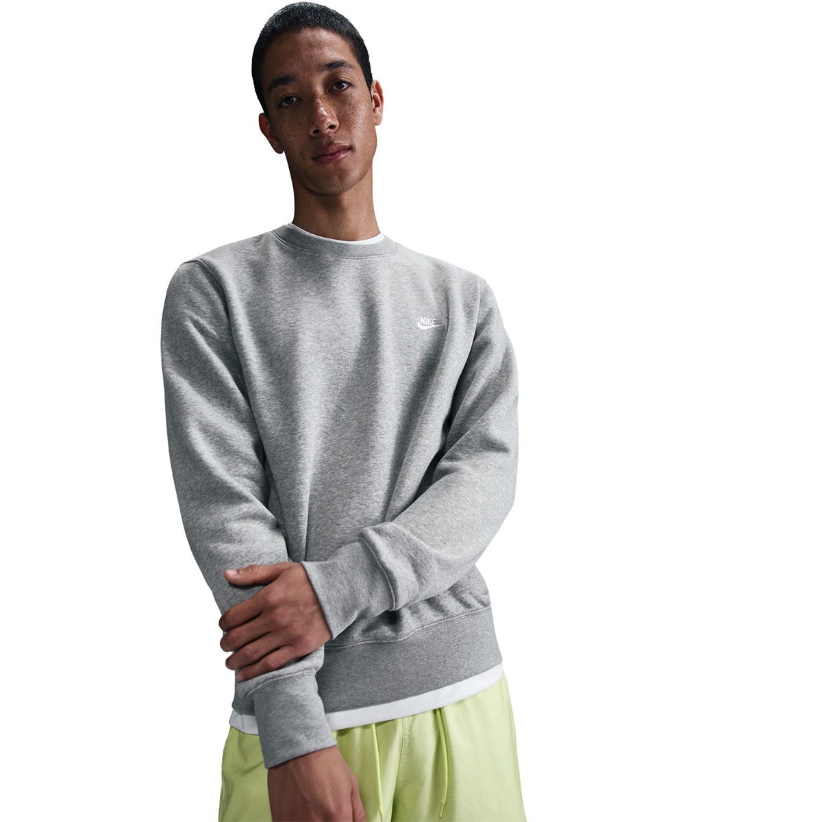 Sweatshirt de Homem Club Bb Crew Cinzento-3