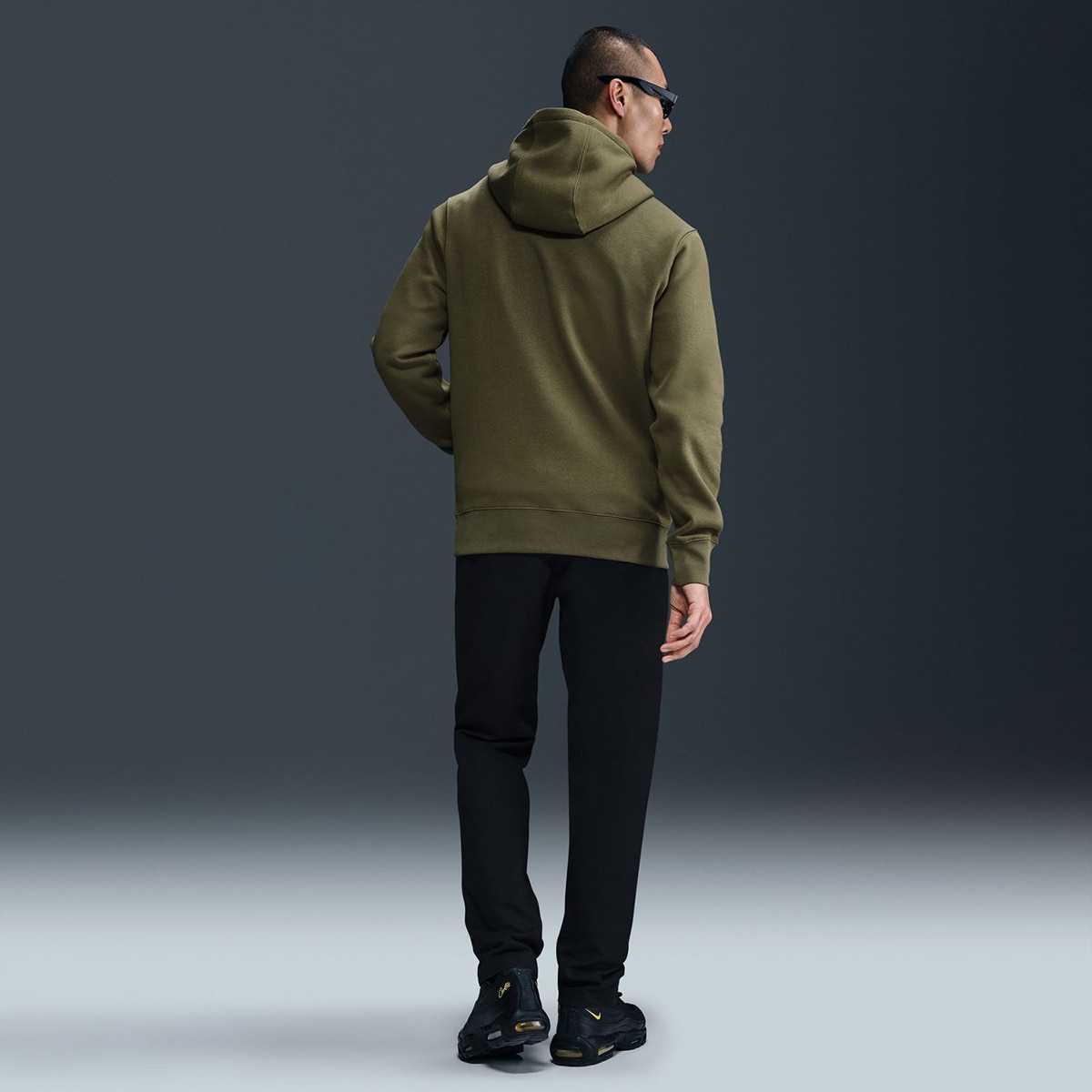 Sweatshirt de Homem Club Verde Azeitona-2
