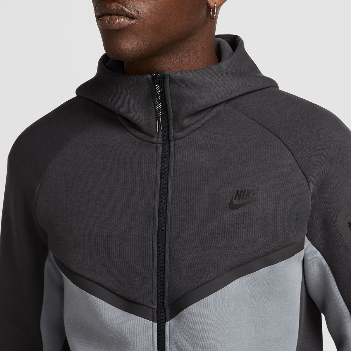 Sweatshirt de Homem Tech Cinzento-6