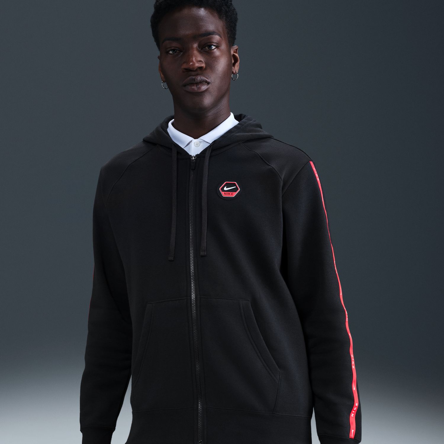 Sweatshirt de homem Sportswear Club Nike Preto-1