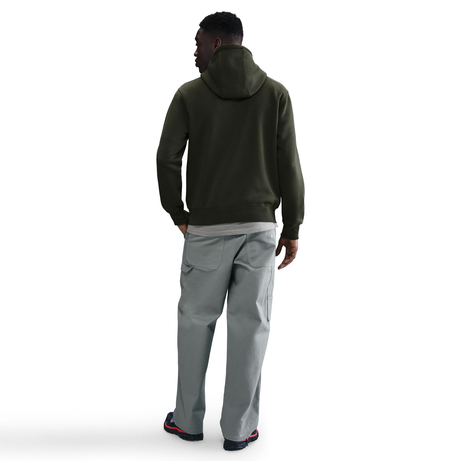Sweatshirt de Homem Club Bb Gx Hoodie Oc1 Verde-2