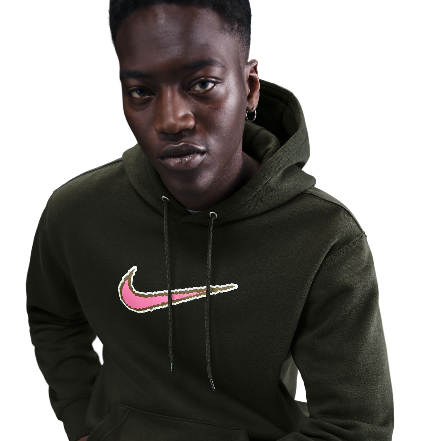 Sweatshirt de Homem Club Bb Gx Hoodie Oc1 Verde-4