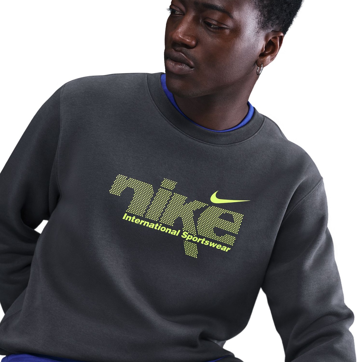 Sweatshirt de Homem Club Bb Hoodie Swsh Cinzento-5