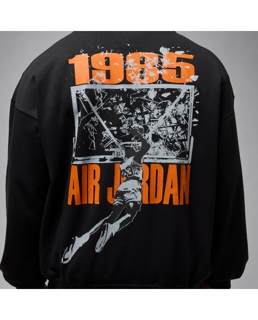 Sweatshirt de Homem Brooklyn Preto-6