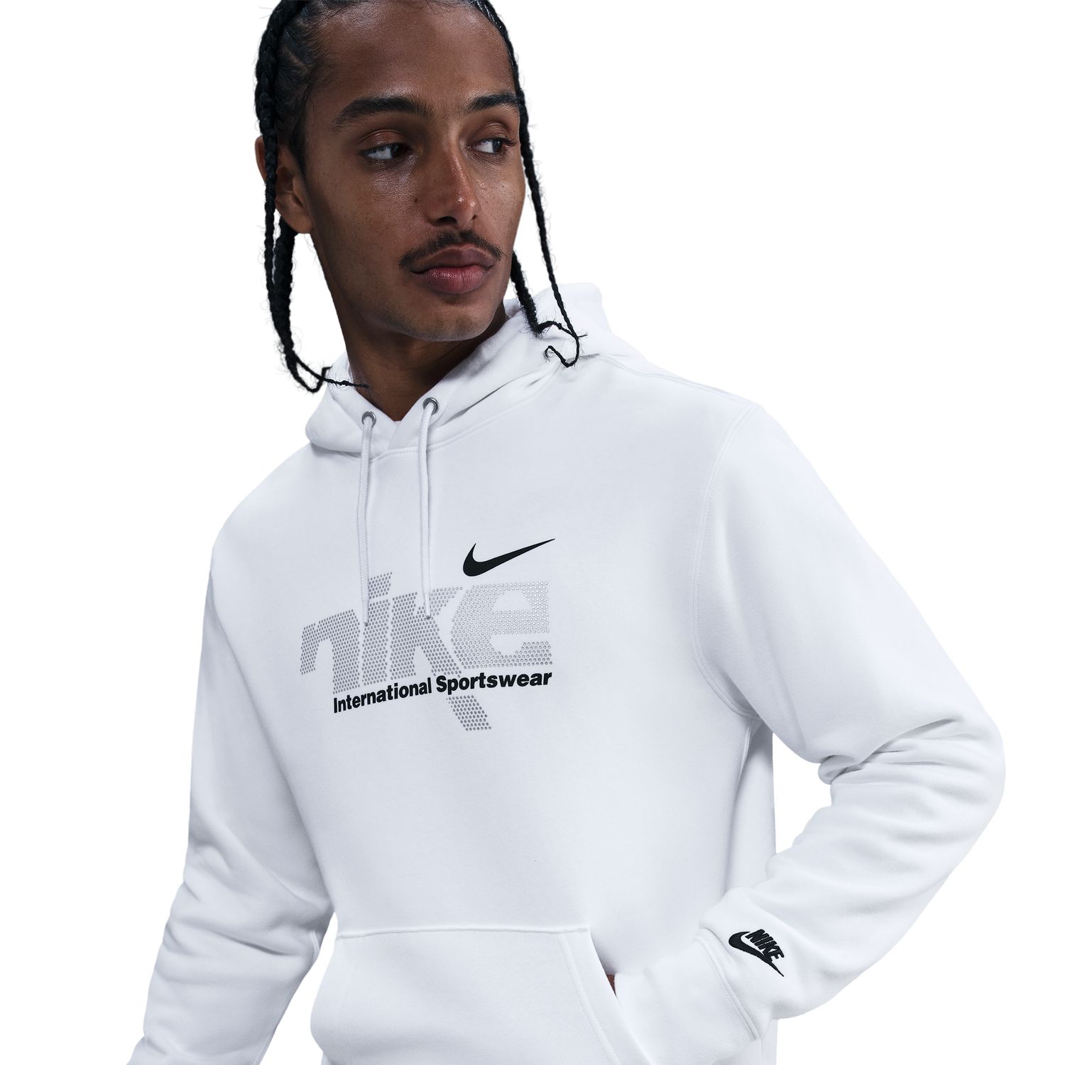 Sweatshirt de homem Sportswear Club Nike Branco-3