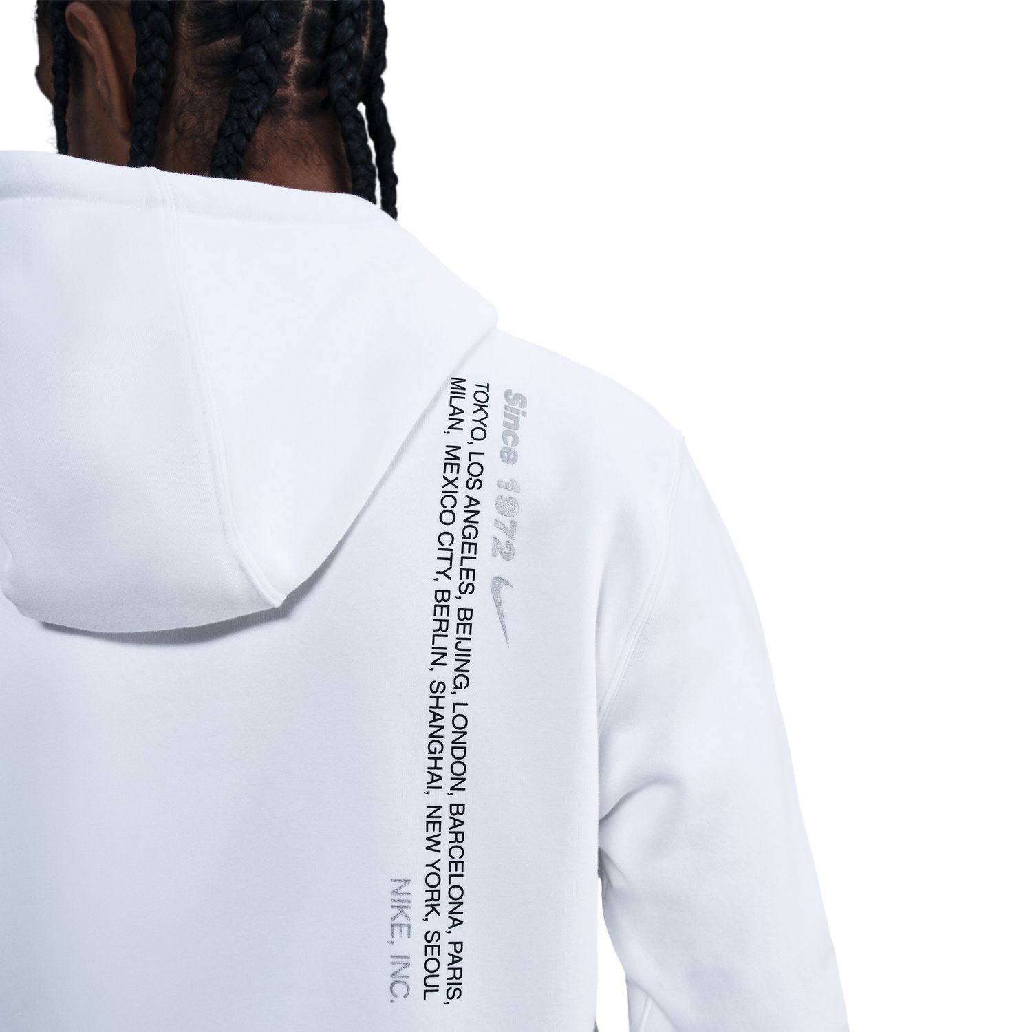 Sweatshirt de homem Sportswear Club Nike Branco-4