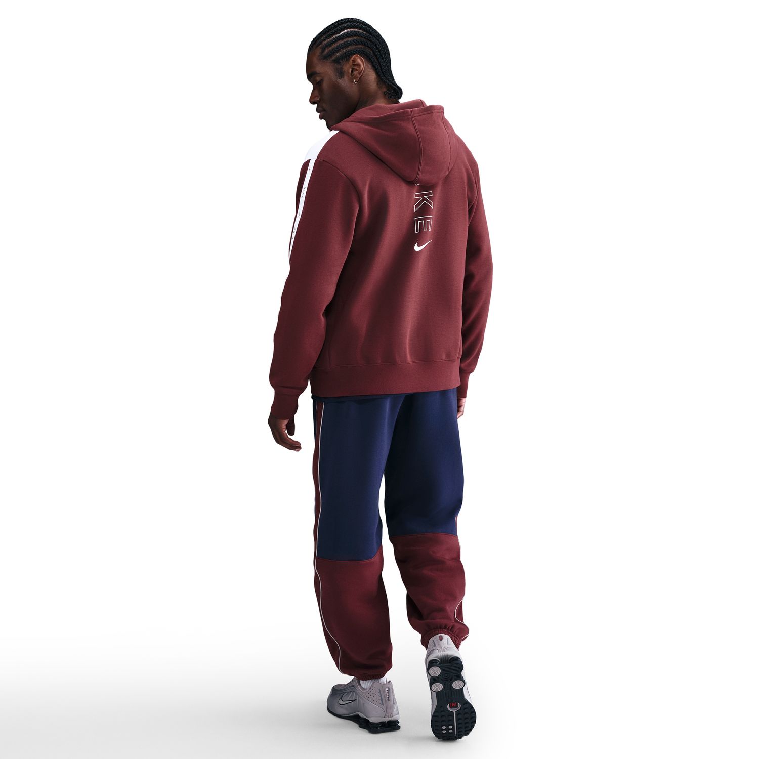 Sweatshirt de homem Sportswear Club Nike Bordeaux-2