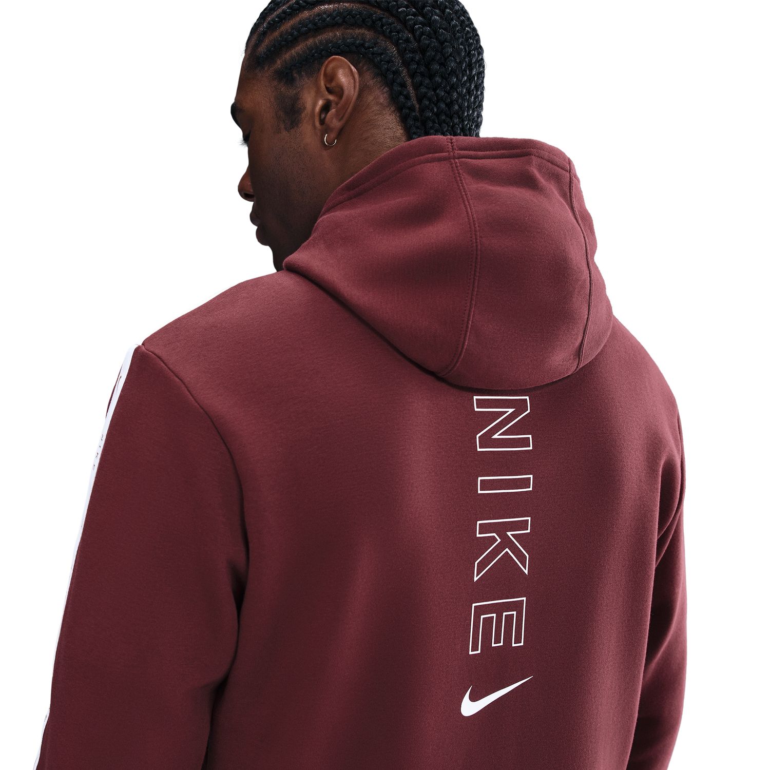 Sweatshirt de homem Sportswear Club Nike Bordeaux-4