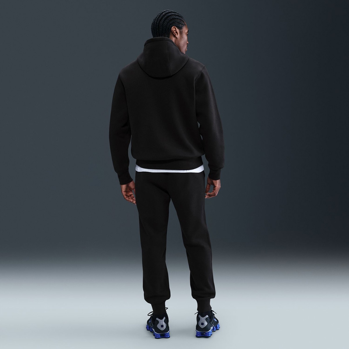 Sweatshirt de homem Sportswear Club Nike Preto-2