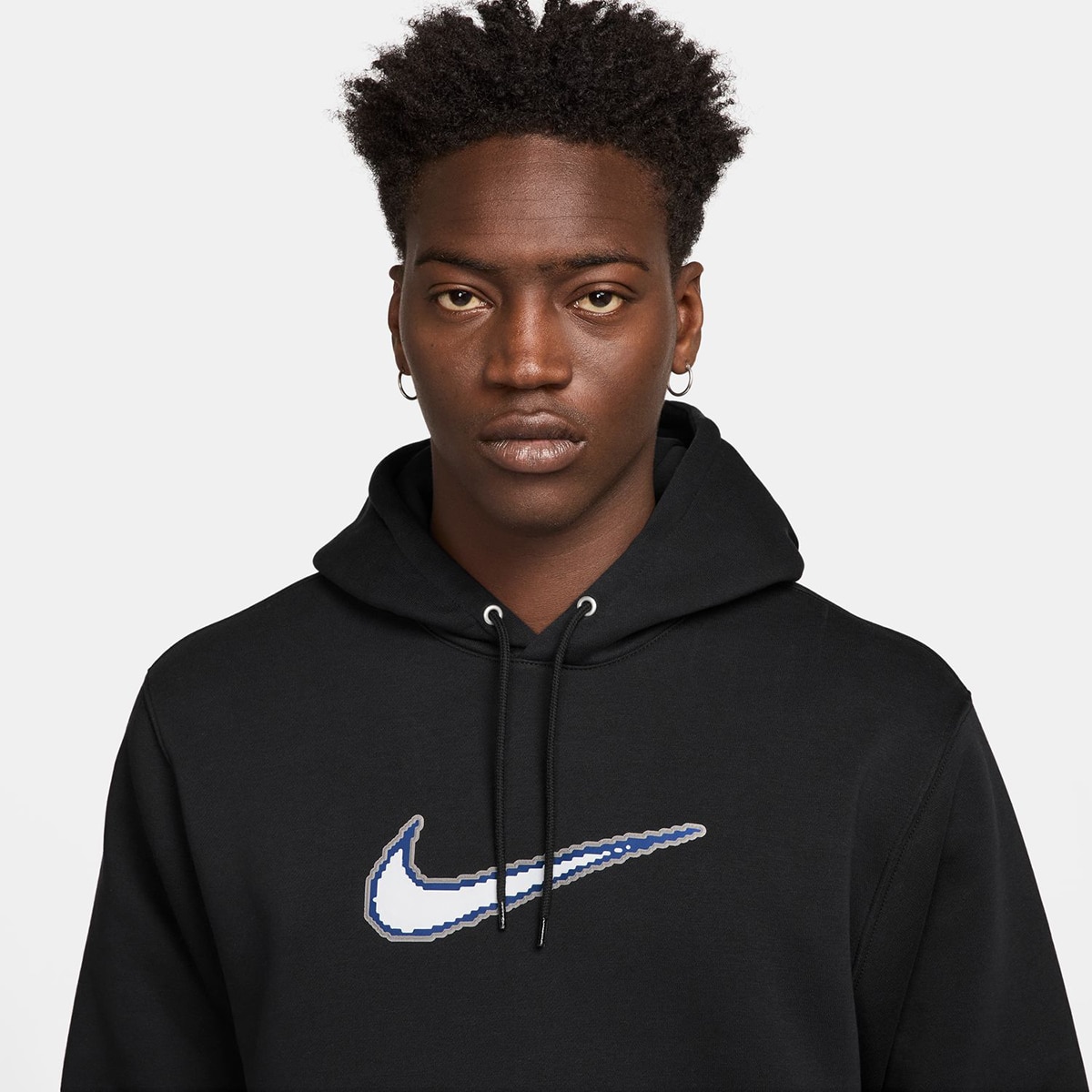 Sweatshirt de homem Sportswear Club Nike Preto-3