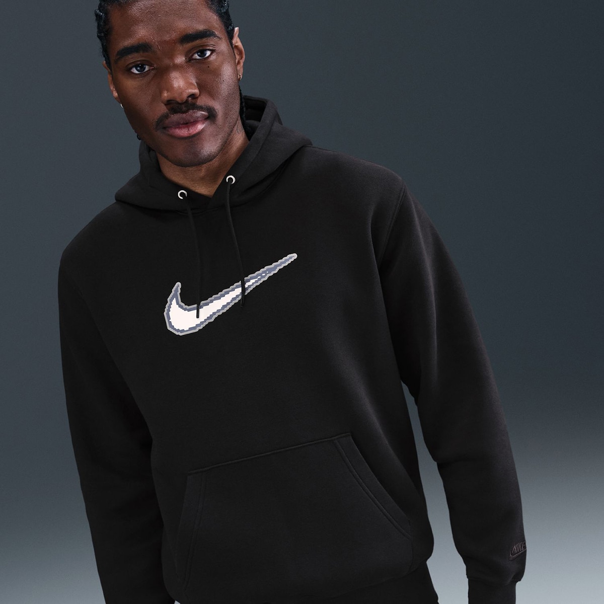 Sweatshirt de homem Sportswear Club Nike Preto-4