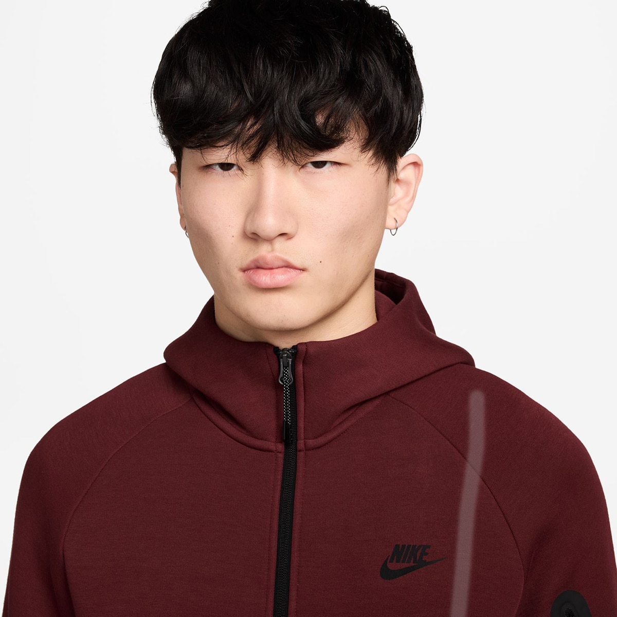 Sweatshirt de Homem Tech Bordeaux-3