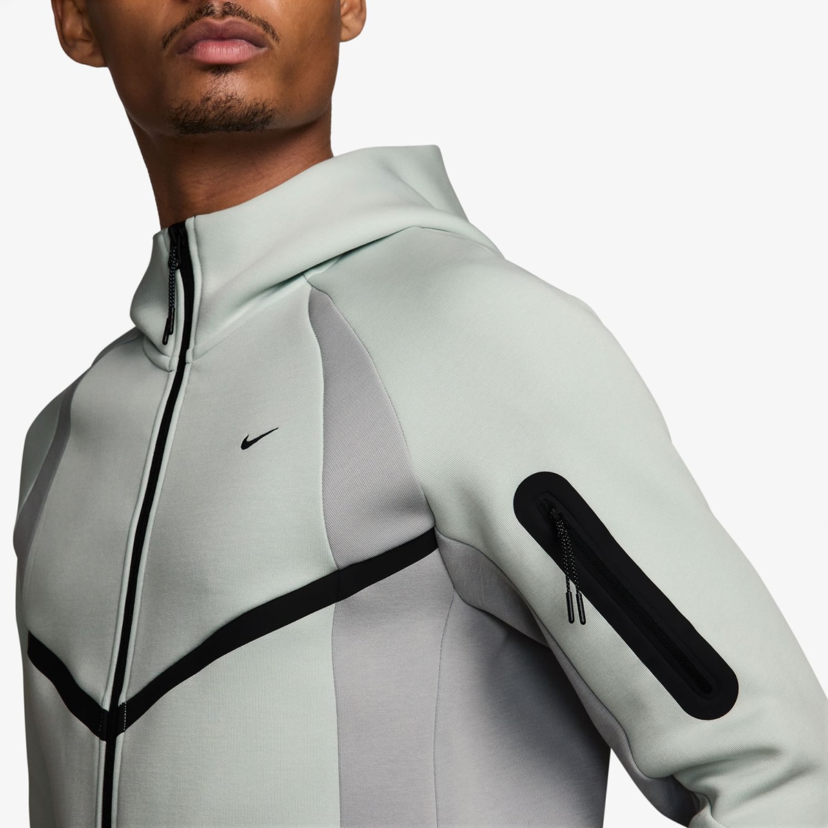 Sweatshirt de Homem Tech Cinzento-3