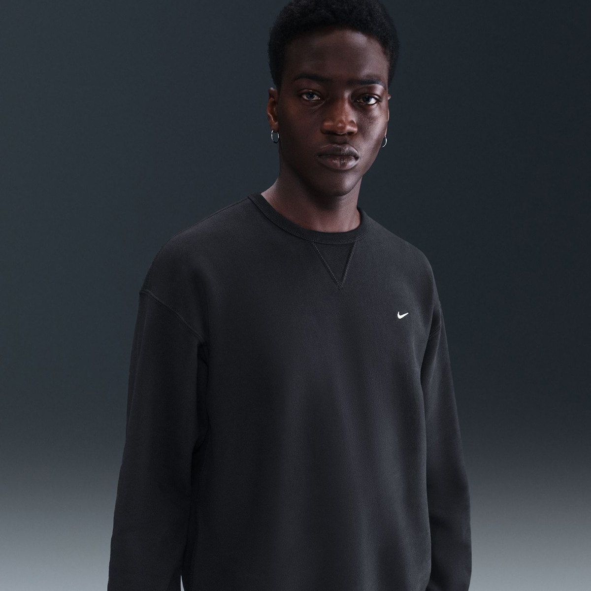 Sweatshirt de Homem Life Fleece Preto-4