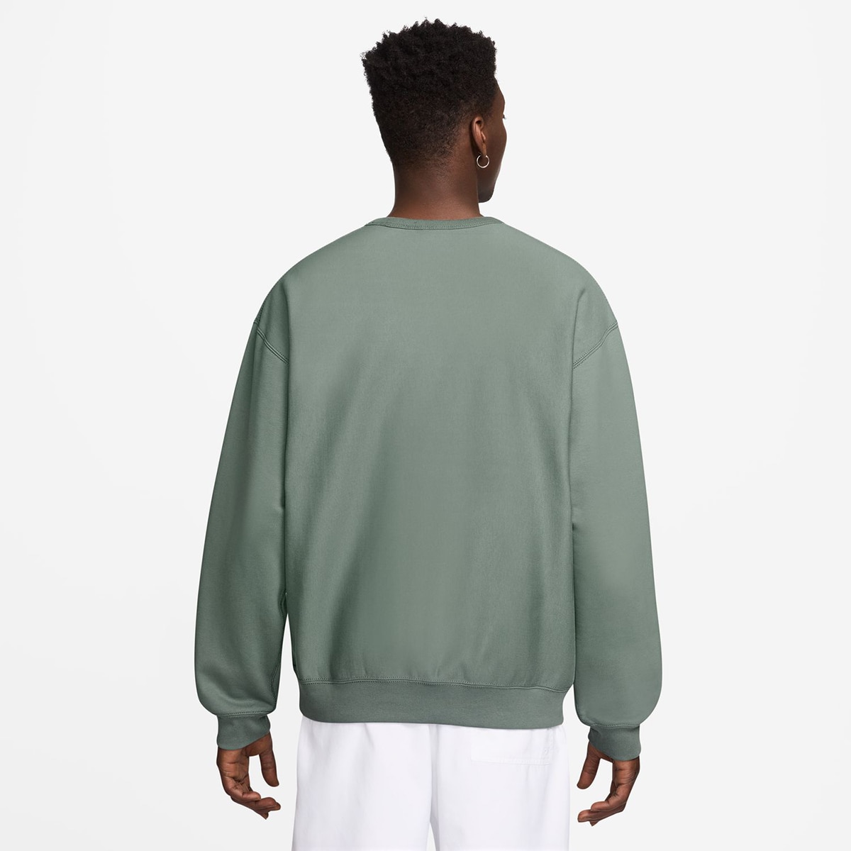 Sweatshirt de Homem Solo Swoosh Verde-2