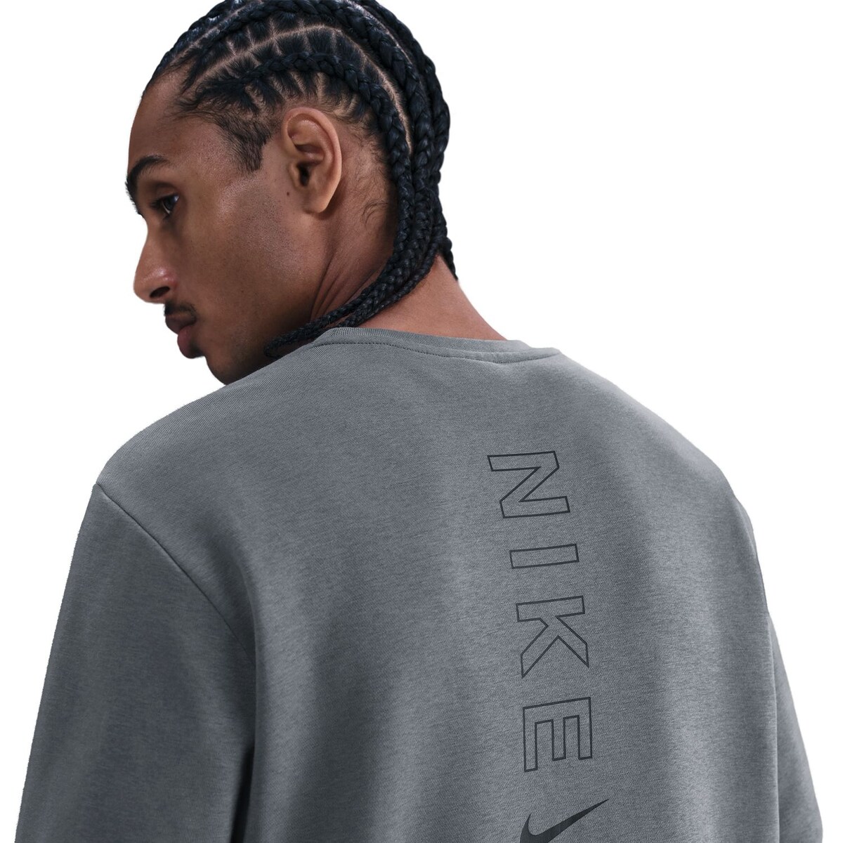 Sweatshirt de homem Sportswear Club Nike Cinzento-4