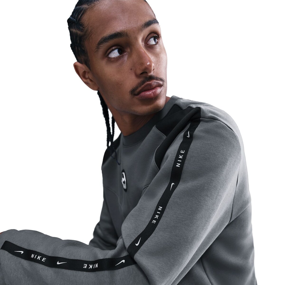 Sweatshirt de homem Sportswear Club Nike Cinzento-5