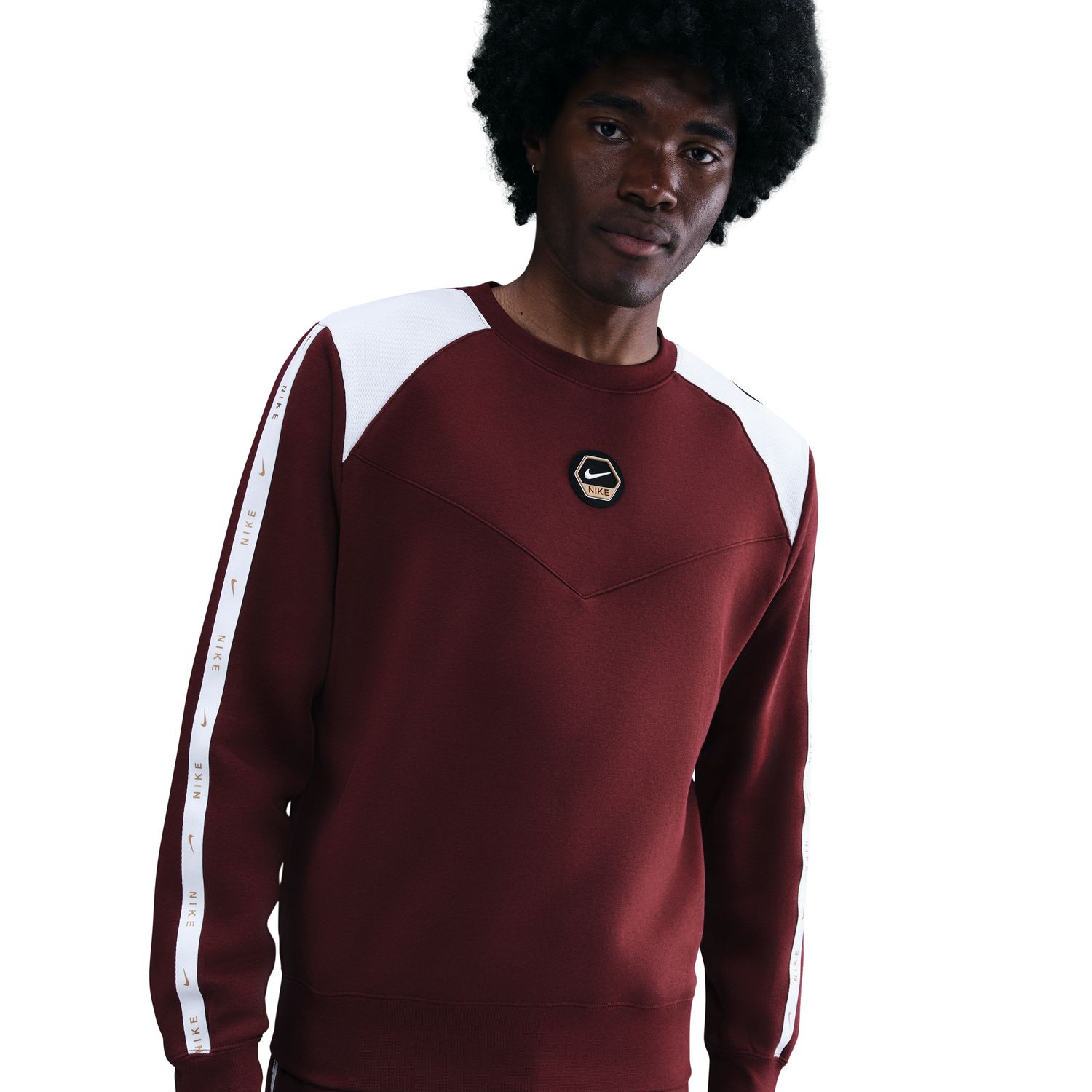 Sweatshirt de homem Sportswear Club Nike Bordeaux-3