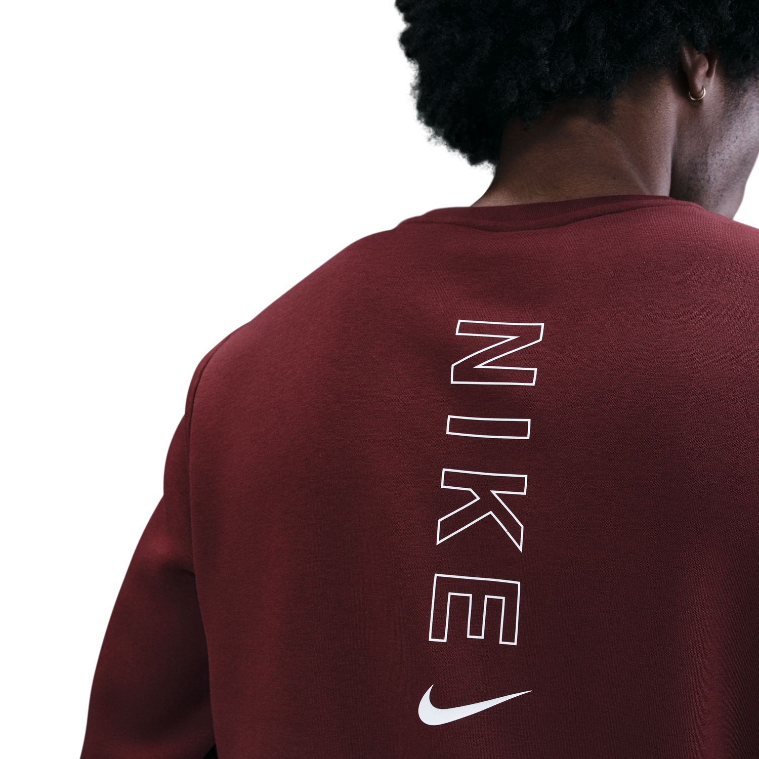 Sweatshirt de homem Sportswear Club Nike Bordeaux-4