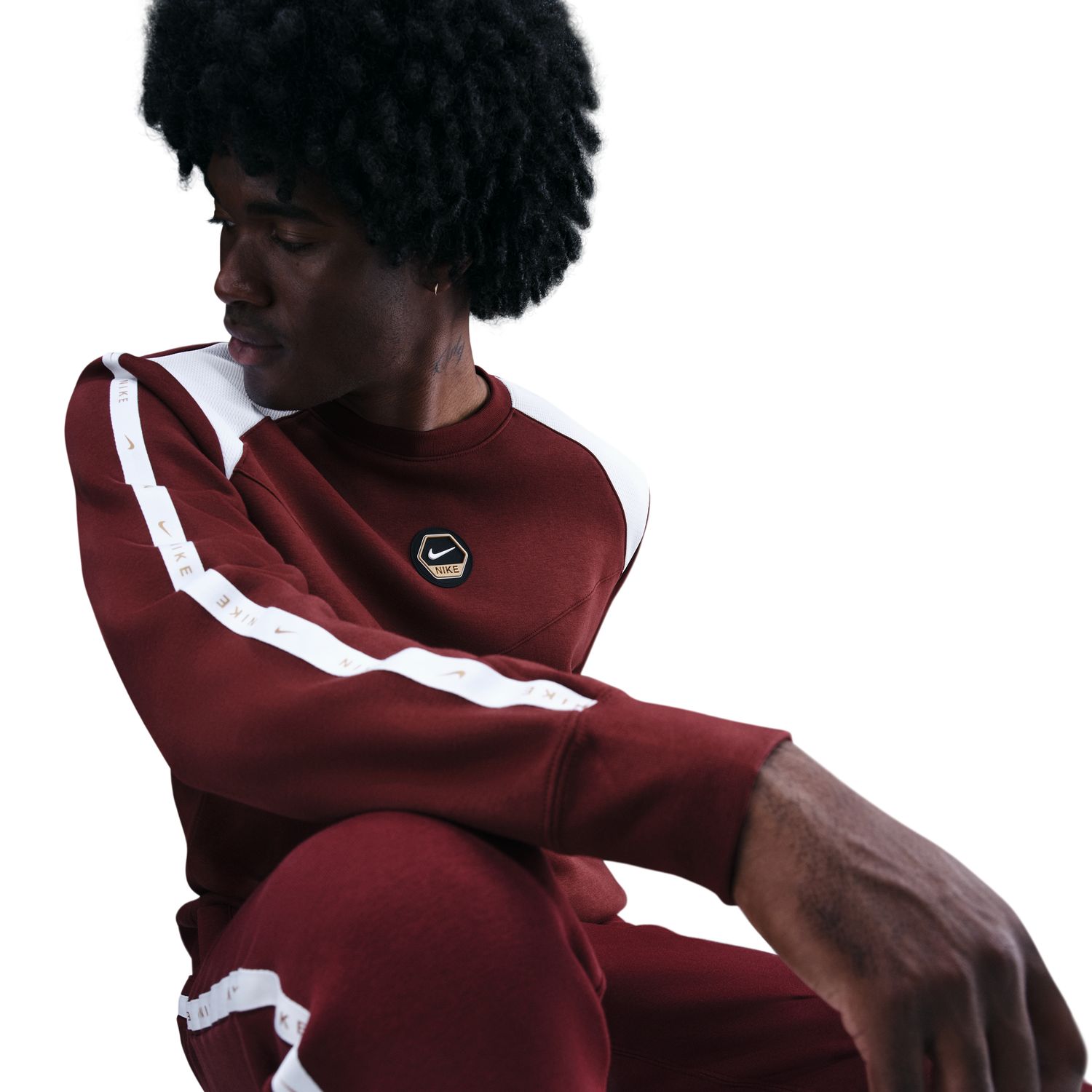 Sweatshirt de homem Sportswear Club Nike Bordeaux-5