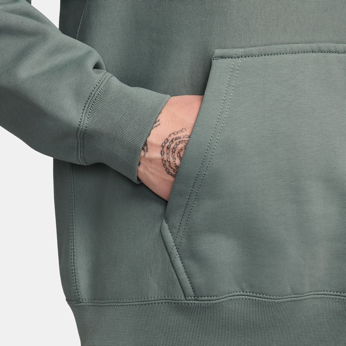 Sweatshirt de Homem Solo Swoosh Verde-3