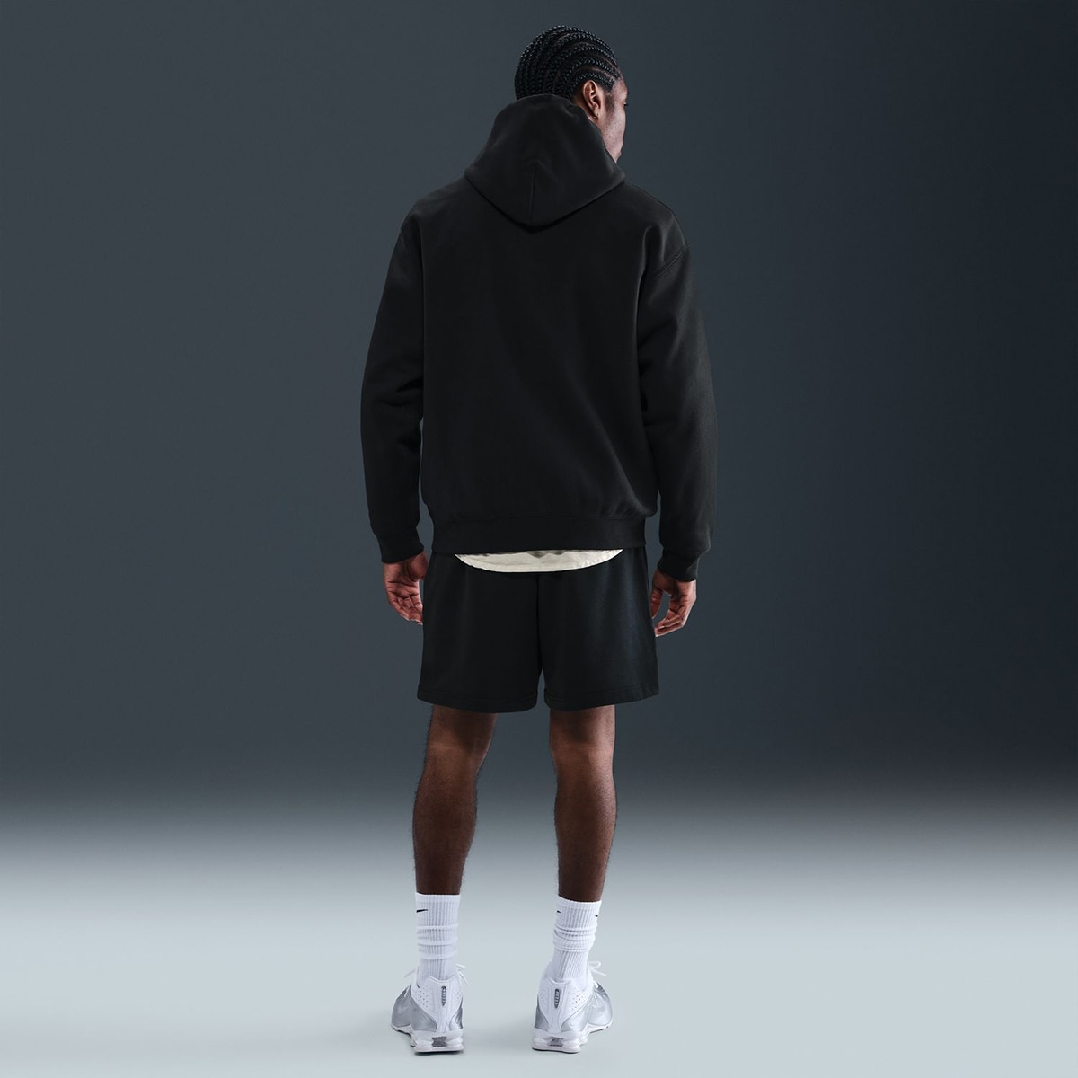 Sweatshirt de Homem Life Fleece Preto-2